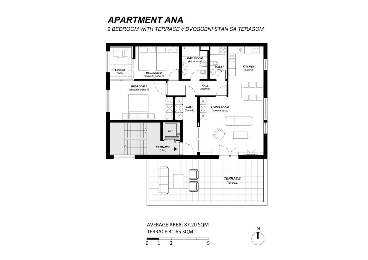 4-star Penthouse * Zagreb
